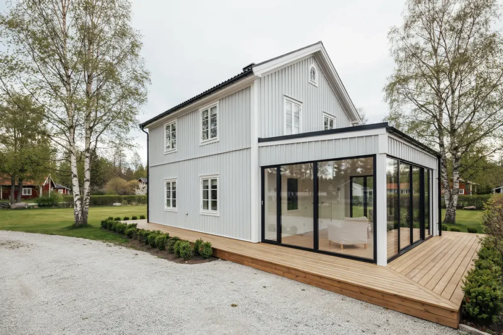 renovering av uterum och ny altan i dsm l