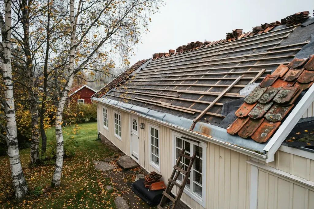 byta takpannor eller renovera undertaket tecken att se upp med och smarta val f r ett h llbart tak